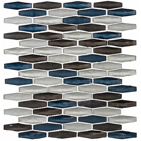 Andova Tiles ANDOVA TILES Rhapsody 2.5" x 2.5" Glass Novelty Mosaic Wall Tile ANDRHA536